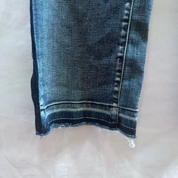 Judy Blue Riley High Waist Dark Side Seam Detail Straight Leg Jeans Women's 7/28 - Picture 6 of 13